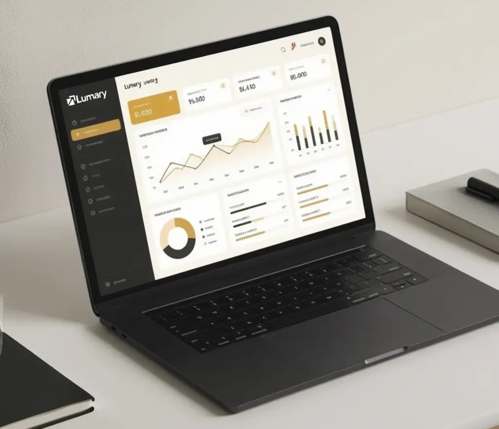 lumary dashboard laptop 1